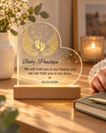 Angel Baby | Heart Shaped Personalized Memorial LED Keepsake
