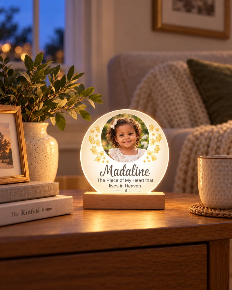 Forever With Us | Personalized Child Memorial Night Light.