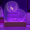 Angel Baby | Heart Shaped Personalized Memorial LED Keepsake