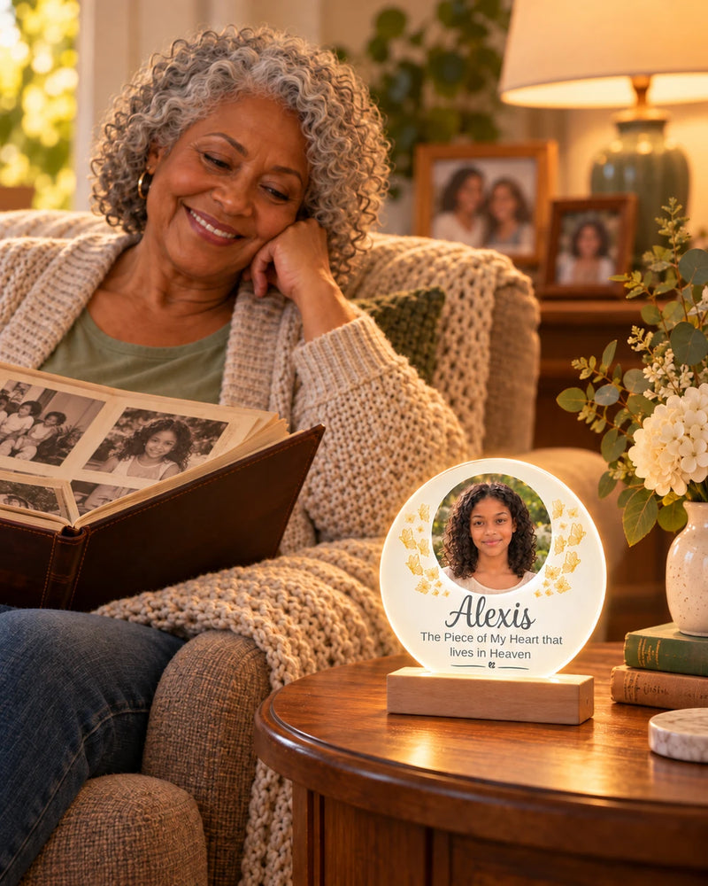 Forever With Us | Personalized Child Memorial Night Light.